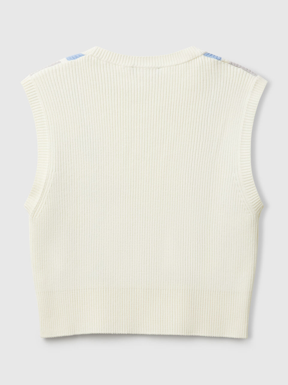 SLEEVELESS SWEATER Mujer image number 2