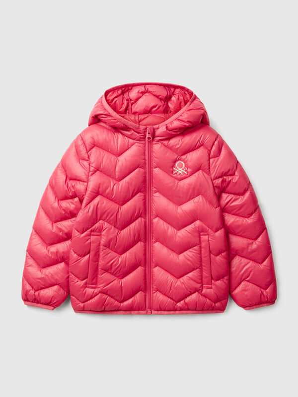 Chaqueta acolchada con capucha Niña