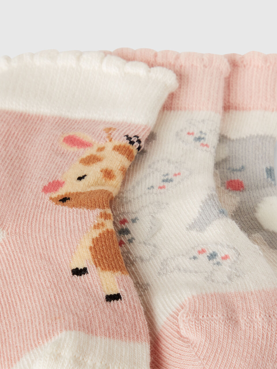 KNITTED SOCKS 3 PAIR Recién nacidos image number 2