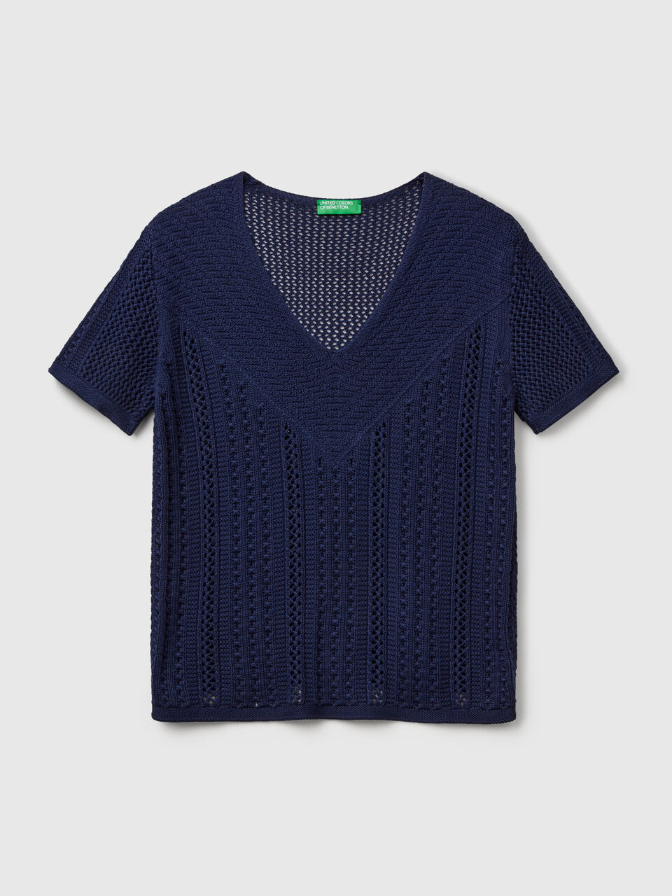 V NECK SWEATER H/S Mujer image number 1