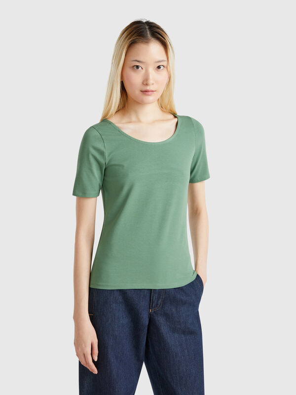 Camiseta reversible ajustada Mujer